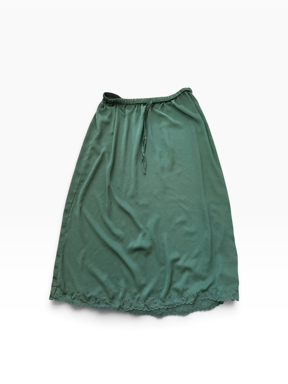 Universal Thread Green Embroidered Midi Skirt Women’s Large